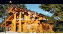 Desktop Screenshot of maetzing-naturstammhaus.de